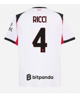 Günstige AC Milan Samuele Ricci #4 Auswärtstrikot 2025-26 Kurzarm